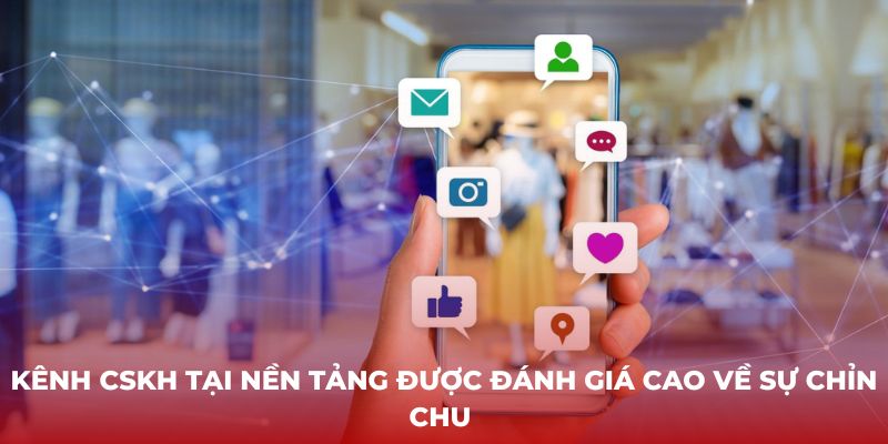 Kênh CSKH tại nền tảng được đánh giá cao về sự chỉn chu 